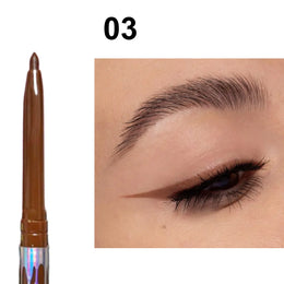 KissICON 03 💋 Waterproof Black Brown Gel Eyeliner Pencil -
