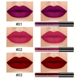 KissICON #031 KissIcon Matte Lipstick Set - Lasting Smudge-Proof Color
