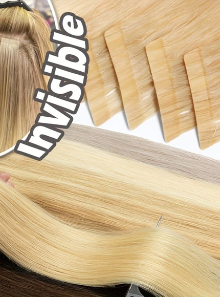 💋 Tape In 100% Human Hair Extensions Weft