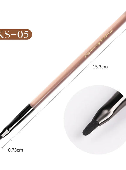 KissICON 04 KissIcon Acrylic Nail Art Brush Set - Professional