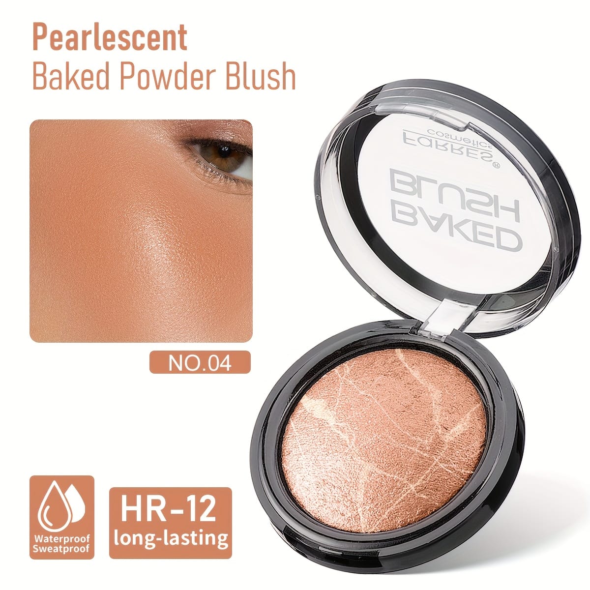 jkthpu-45 04 KissIcon FaRRES Baked Powder Blush Long Lasting Contour