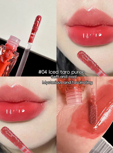 KissICON 04 Maxfine Lip Gloss Hydrating Long Lasting Waterproof Shine