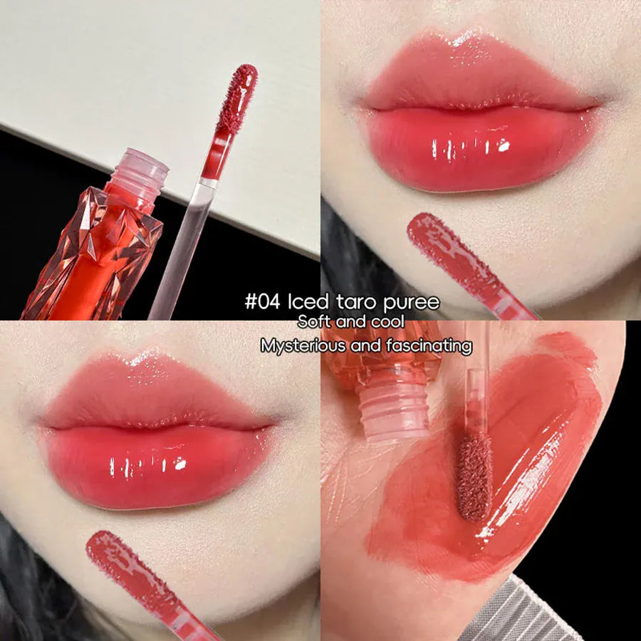 KissICON 04 Maxfine Lip Gloss Hydrating Long Lasting Waterproof Shine