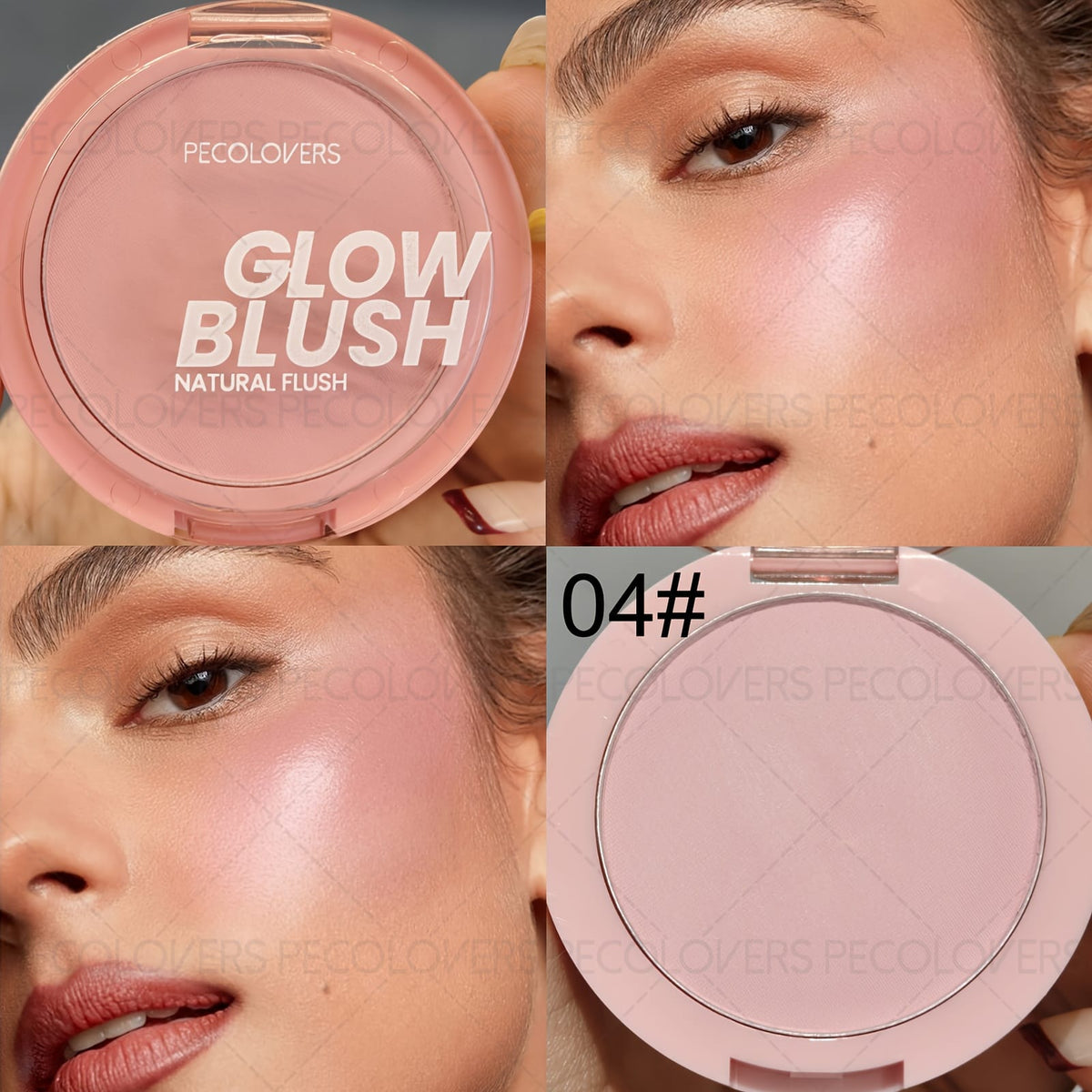 KissICON 04 Pecolovers Soft Matte Gradient Blush Palette
