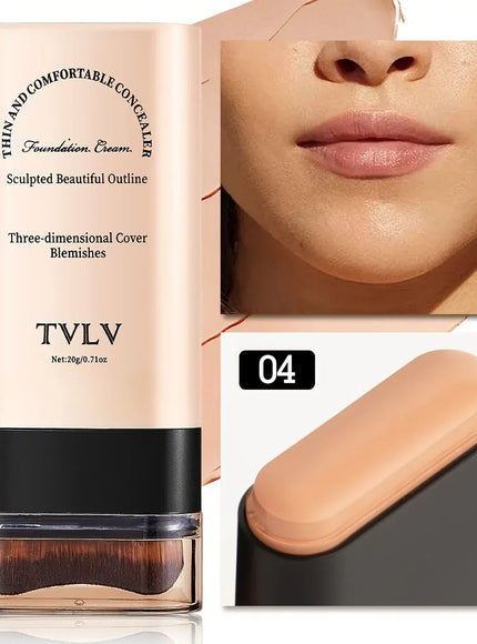 KissICON 04 💋TVLV Velvet Moist Foundation Stick - LongLasting Concealer