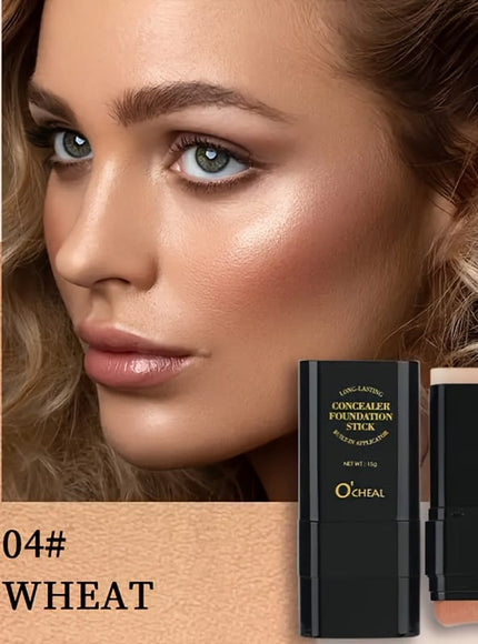 jkthpu-45 04#WHEAT KissIcon 2 In 1 Concealer Foundation Stick Full
