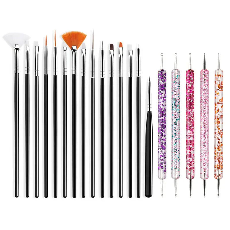 KissICON 05 KissIcon Nail Art Brush Set - Multi Tool