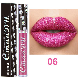 KissICON #06 / 1pc 💋 Luxury Laser Skull Lipstick Waterproof LongLasting Color