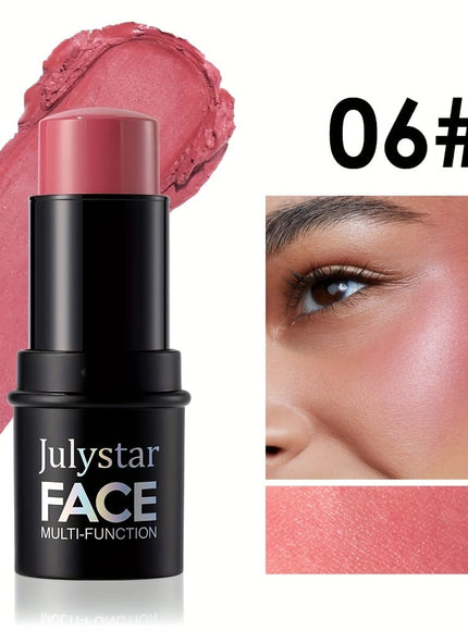 jkthpu-45 06 Julystar Blush Stick Matte Finish Full Coverage Berry