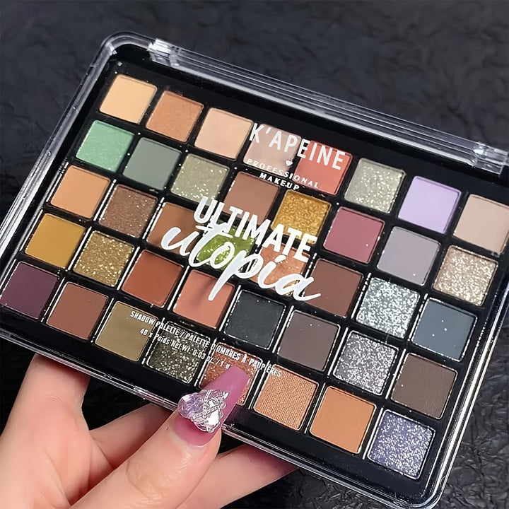 Kapeine 40 Color Pro Eyeshadow Glossy