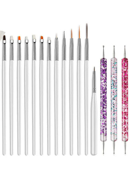 KissICON 06 KissIcon Nail Art Brush Set - Multi Tool