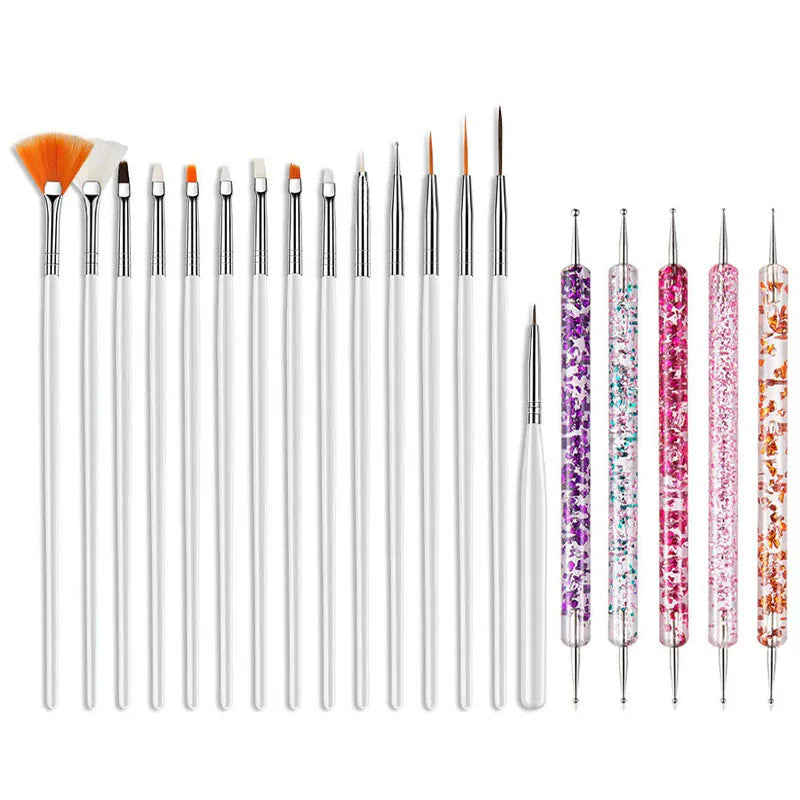 KissICON 06 KissIcon Nail Art Brush Set - Multi Tool