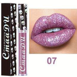 KissICON #07 / 1pc 💋 Luxury Laser Skull Lipstick Waterproof LongLasting Color
