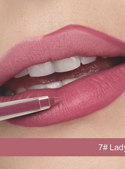 KissICON 07# KissIcon Matte Nude Lipstick Pen Long Lasting Velvet