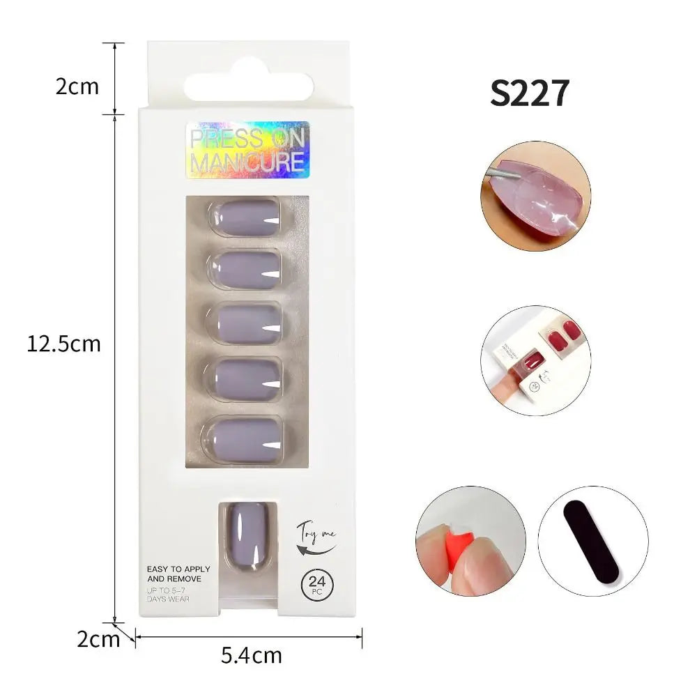KissICON 07 KissIcon Nails Art Press On Coffin Tips -