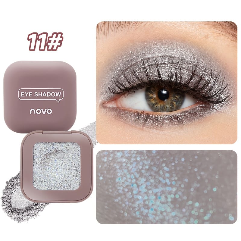 KissICON 11 12color Glitter Shimmer Eyeshadow Palette Vibrant Longlasting