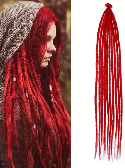 KissIcon Handmade Crochet Yarn Wigs - Rastafarian Style