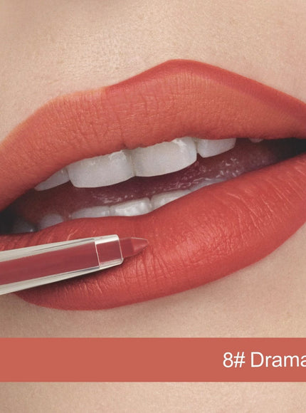KissICON 08# KissIcon Matte Nude Lipstick Pen Long Lasting Velvet