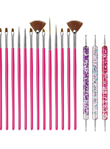KissICON 08 KissIcon Nail Art Brush Set - Multi Tool