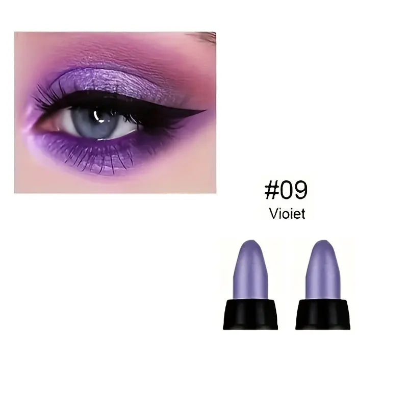 KissICON 09 💋 16 Colors Pearlescent Eyeliner - Glitter Waterproof