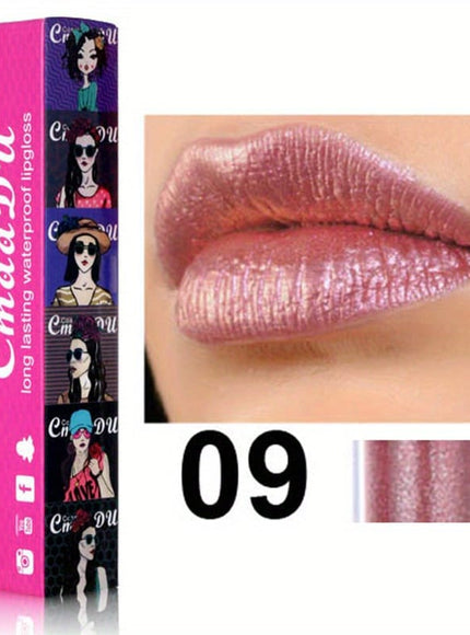 KissICON 09# KissIcon 11 Color Waterproof Lip Gloss - Metallic