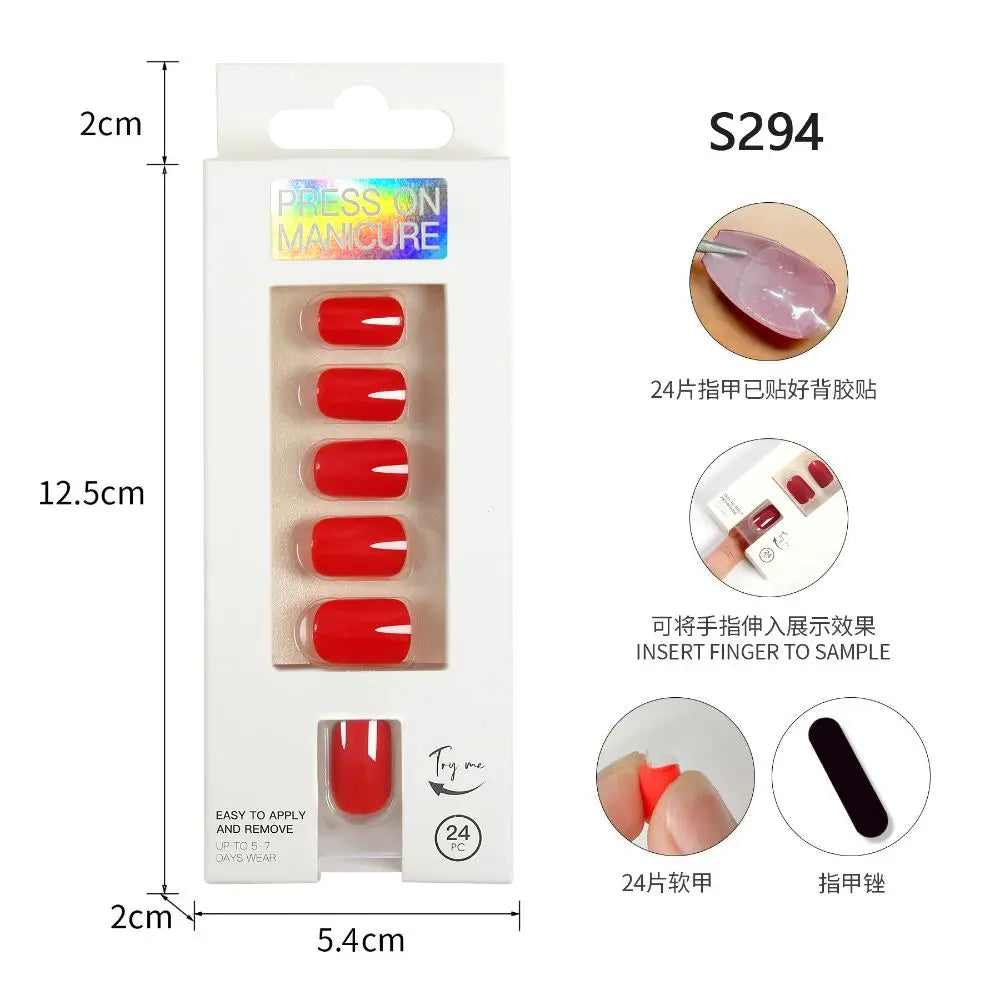 KissICON 09 KissIcon Nails Art Press On Coffin Tips -