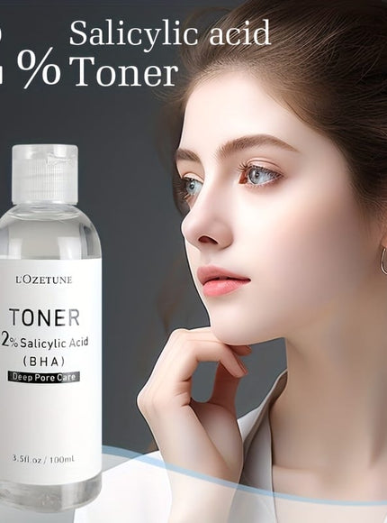 KissICON 2% Salicylic Acid Toner 100ml Lozetune Lightfriendly Porecleansing Travel Toner