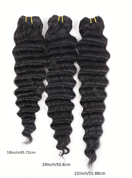 KissIcon Deep Wave Hair Bundles - Virgin Weaving