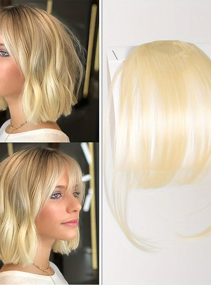 KissIcon Easy Clip-In Wispy Bangs - Natural Look