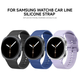 KissICON 1:1 Sport Band for Samsung Galaxy watch 9 8 44mm 40mm 8 classic 46mm Wrist Replacement Belt Bracelet Correa Galaxy watch8 Straps