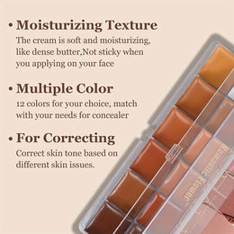 KissICON 1 12color Matte Waterproof Full Coverage Concealer