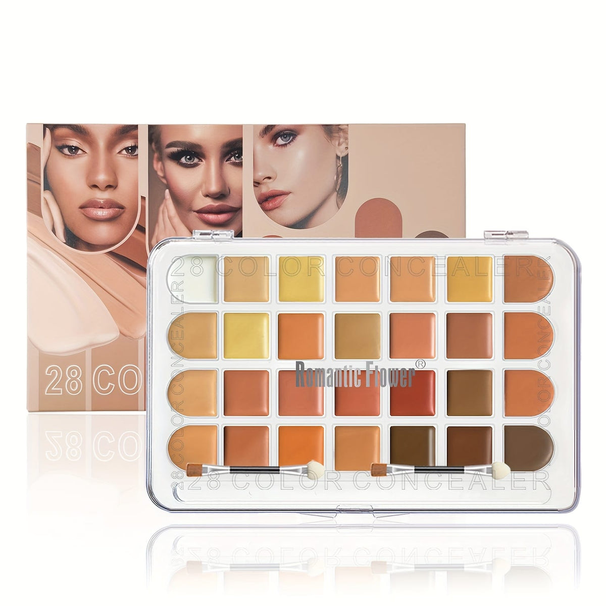 KissICON 1 28color Full Coverage Waterproof Matte Concealer