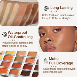 KissICON 1 28color Full Coverage Waterproof Matte Concealer