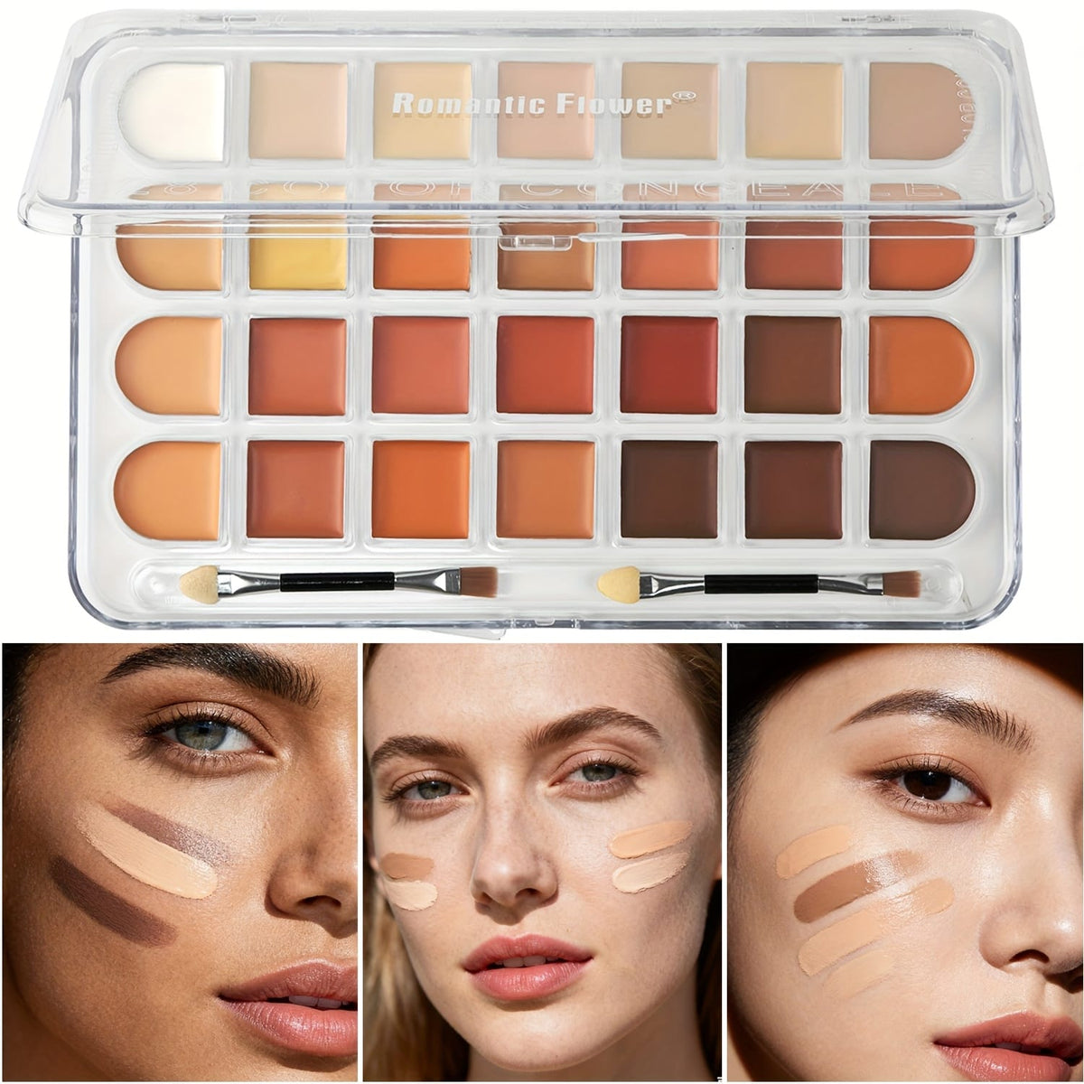 KissICON 1 28color Full Coverage Waterproof Matte Concealer