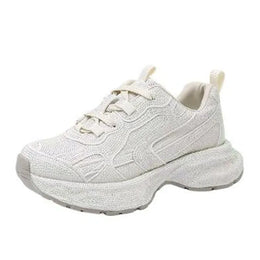 Dropshipman 1 / 41 2025 Women Luxury Platform Sneakers Bling Casual Outdoor Shoes High Quality Running Tennis Sneaker Lace Up Fashion Sport Shoe