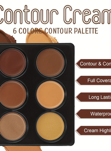 KissICON 1 6color Contour Cream Full Coverage Waterproof
