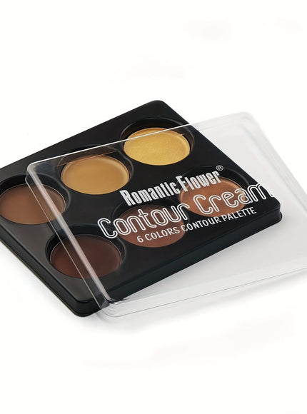 KissICON 1 6color Contour Cream Palette Full Coverage