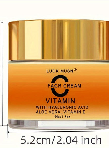 KissICON 1.7oz KissIcon Vitamin C Face Cream Hyaluronic Infused -