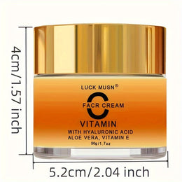 KissICON 1.7oz KissIcon Vitamin C Face Cream Hyaluronic Infused -