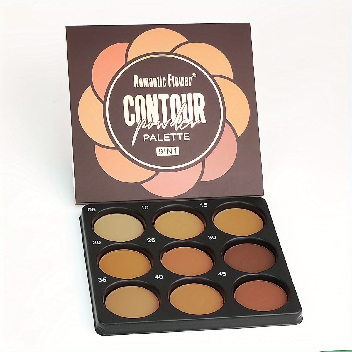 KissICON 1 9 Shades Matte Waterproof Dark Contour