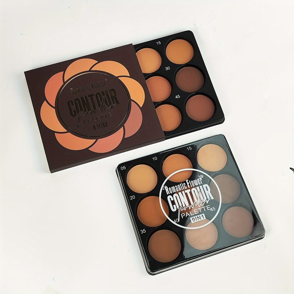 KissICON 1 9 Shades Matte Waterproof Dark Contour