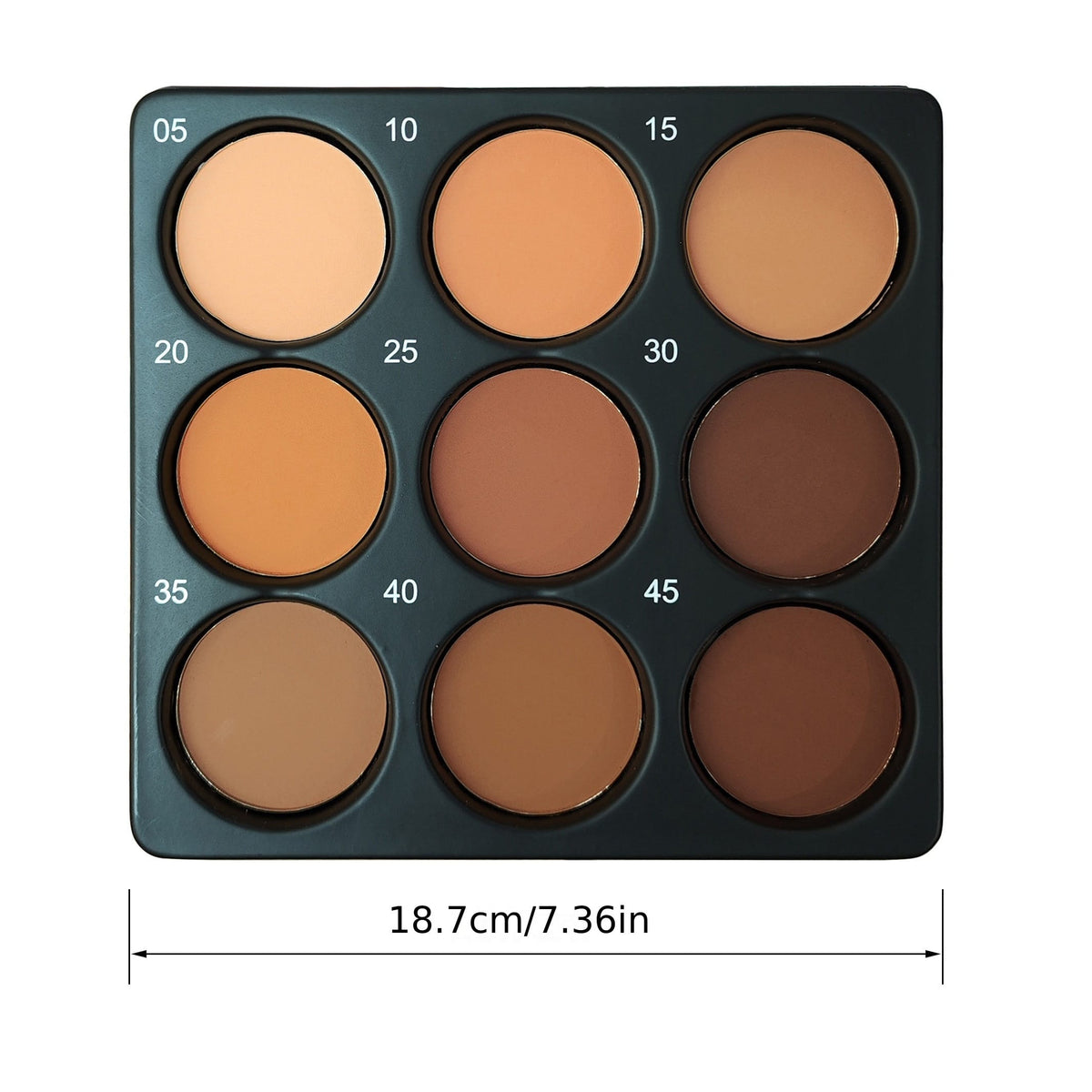 KissICON 1 9 Shades Matte Waterproof Dark Contour
