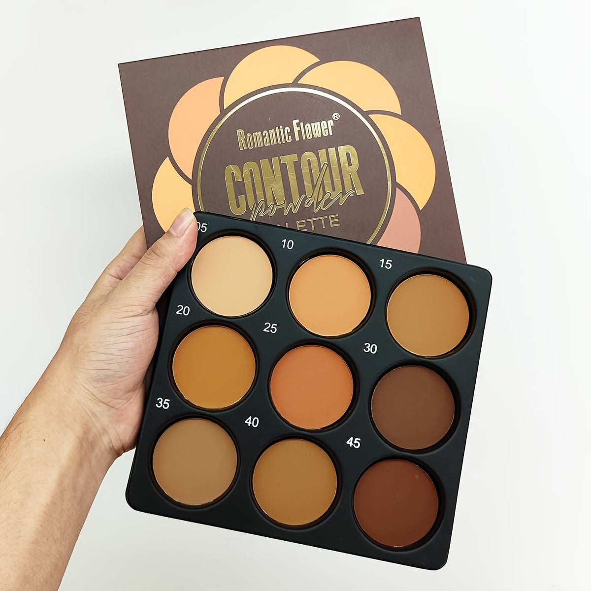 KissICON 1 9 Shades Matte Waterproof Dark Contour