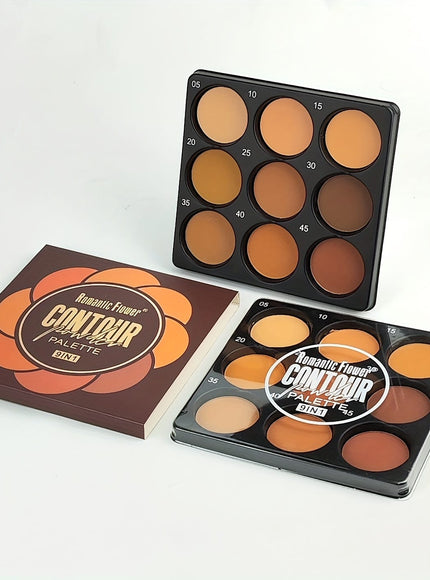 KissICON 1 9 Shades Matte Waterproof Dark Contour