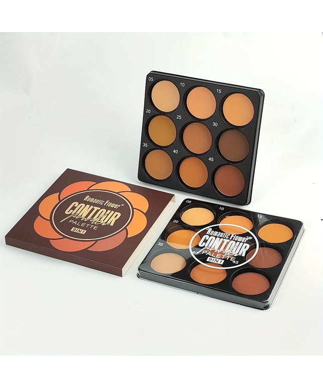 KissICON 1 9 Shades Matte Waterproof Dark Contour