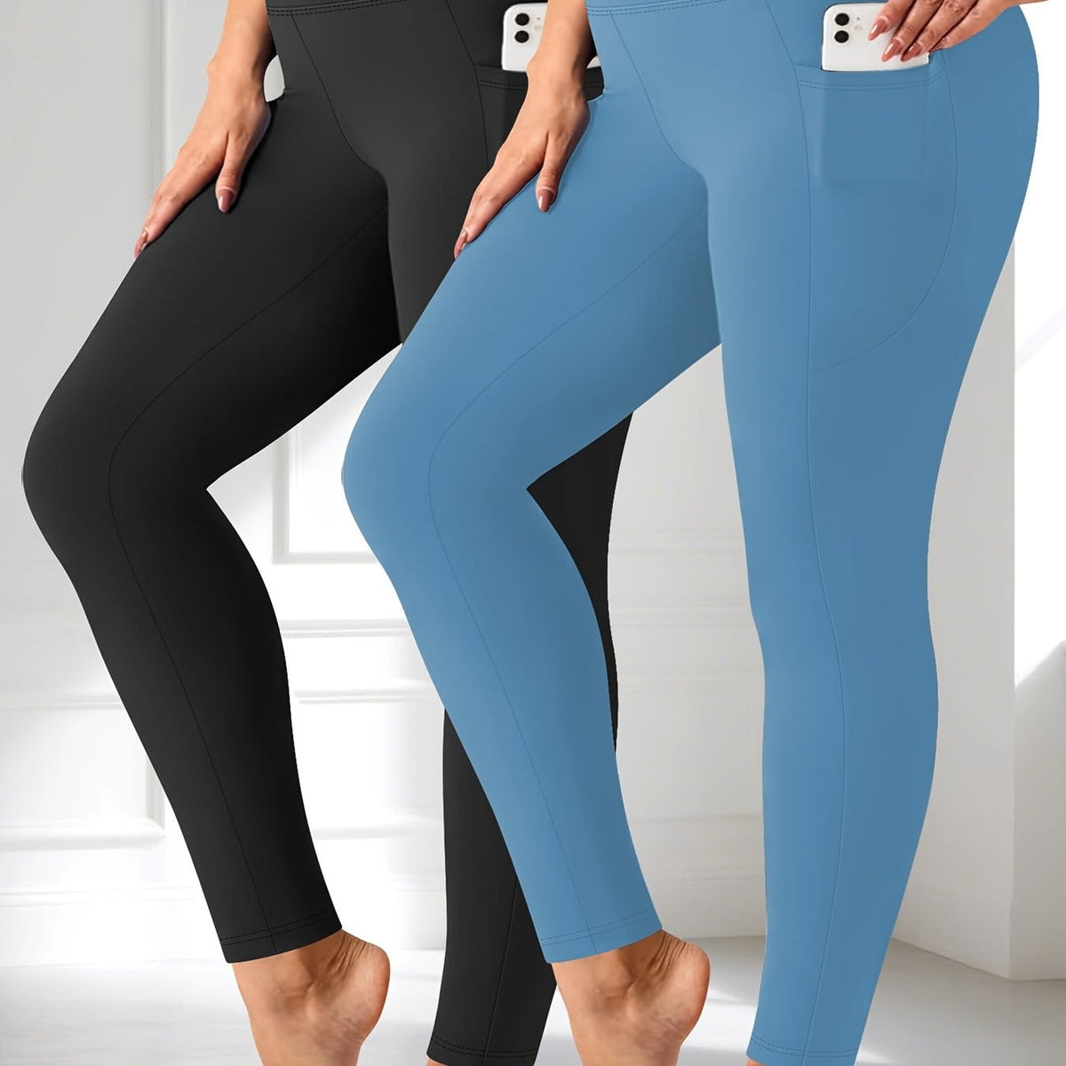 jkthpu-45 1 Black 1 Blue / UK 16 Plus Size - Two-piece set - Plus Size
