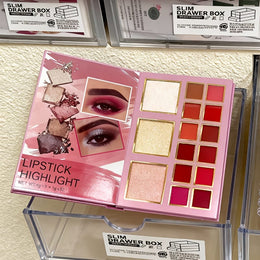 KissICON 1 Bookstyle Makeup Palette Eyeshadow Blush Concealer