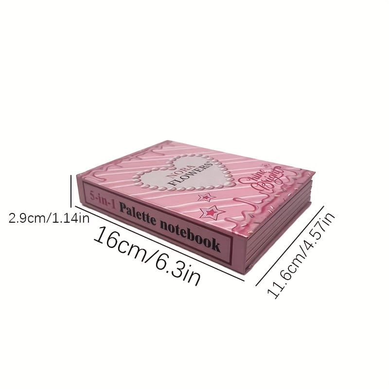 KissICON 1 Bookstyle Makeup Palette Eyeshadow Blush Concealer