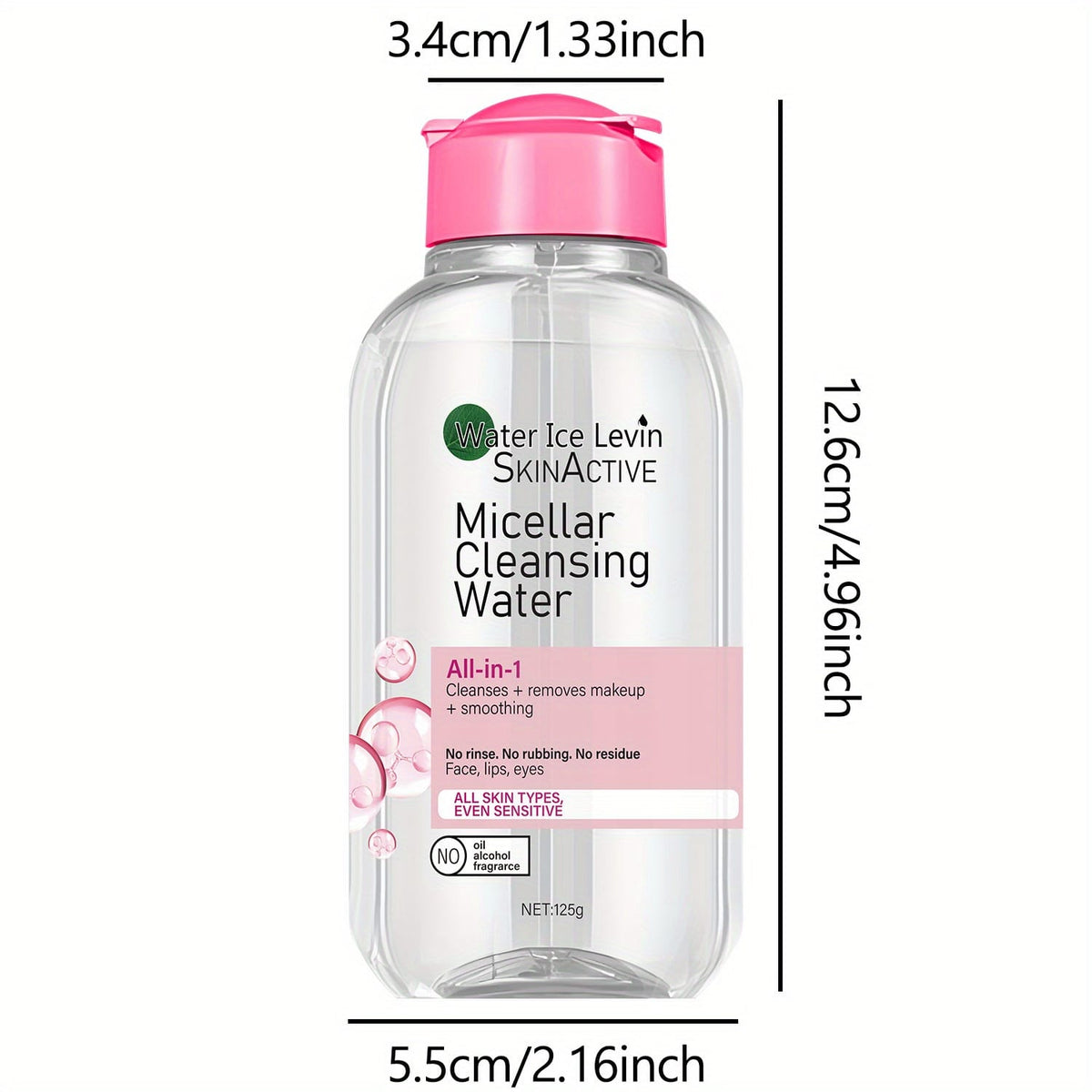KissICON 1 Bottle Gentle Micellar Cleansing Water Travelready Makeup