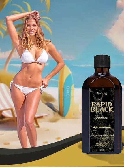 KissICON 1 Bottle Levin Rapid Black Tanning Oil Deep